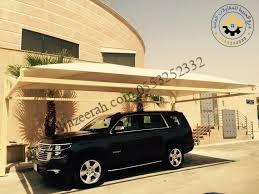 مظلات سيارات قماش