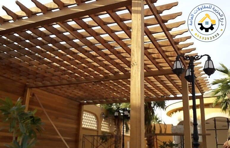 برجولات خشب 1