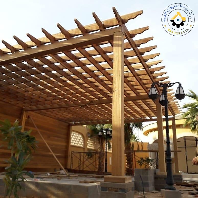 برجولات خشب 1