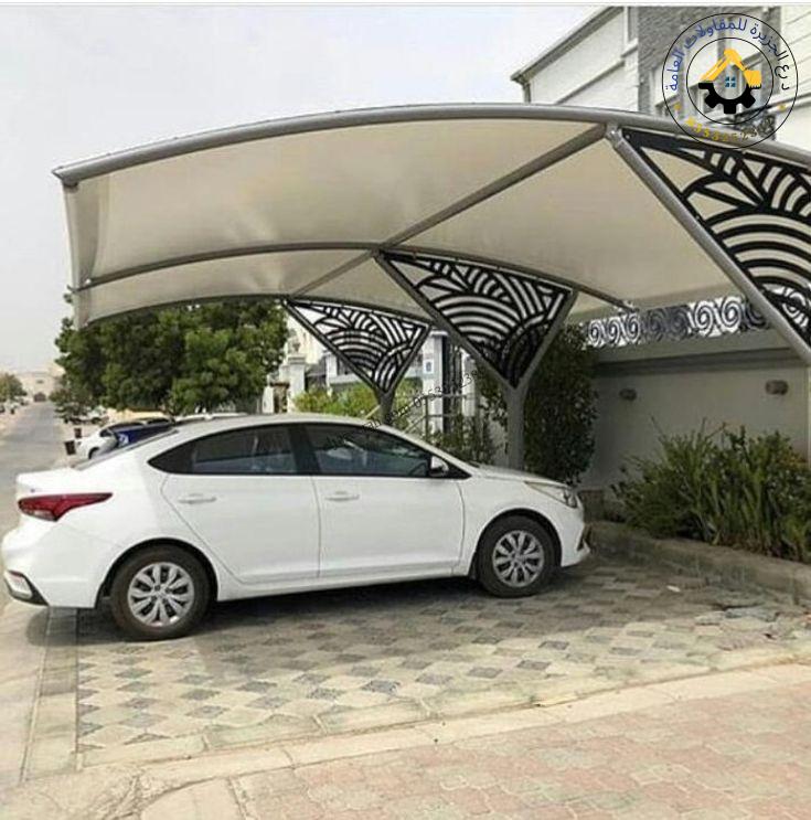 مراحل تركيب مظلات سيارات