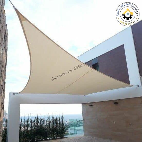 مظلات شد انشائي بجدة أنواع مظلات الشد الإنشائي