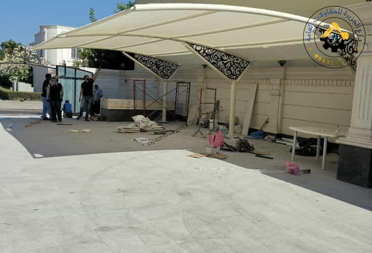 مظلات سيارات جدة