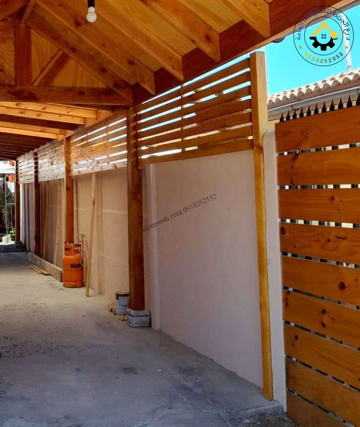 سواتر خشب جدة